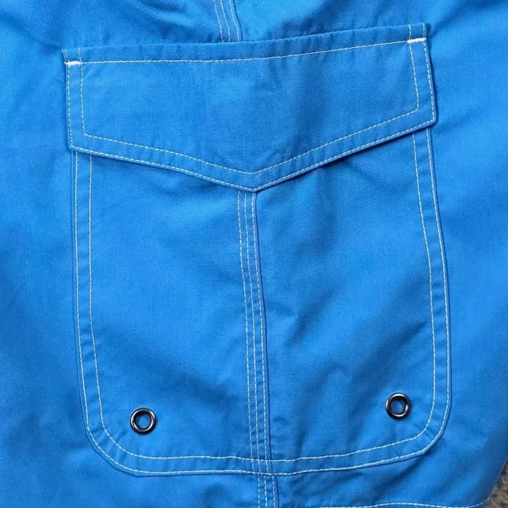 St. John's Bay Men's Elastic Drawstring Waist Swim Trunck Pockets Sz 3XL (NWT)